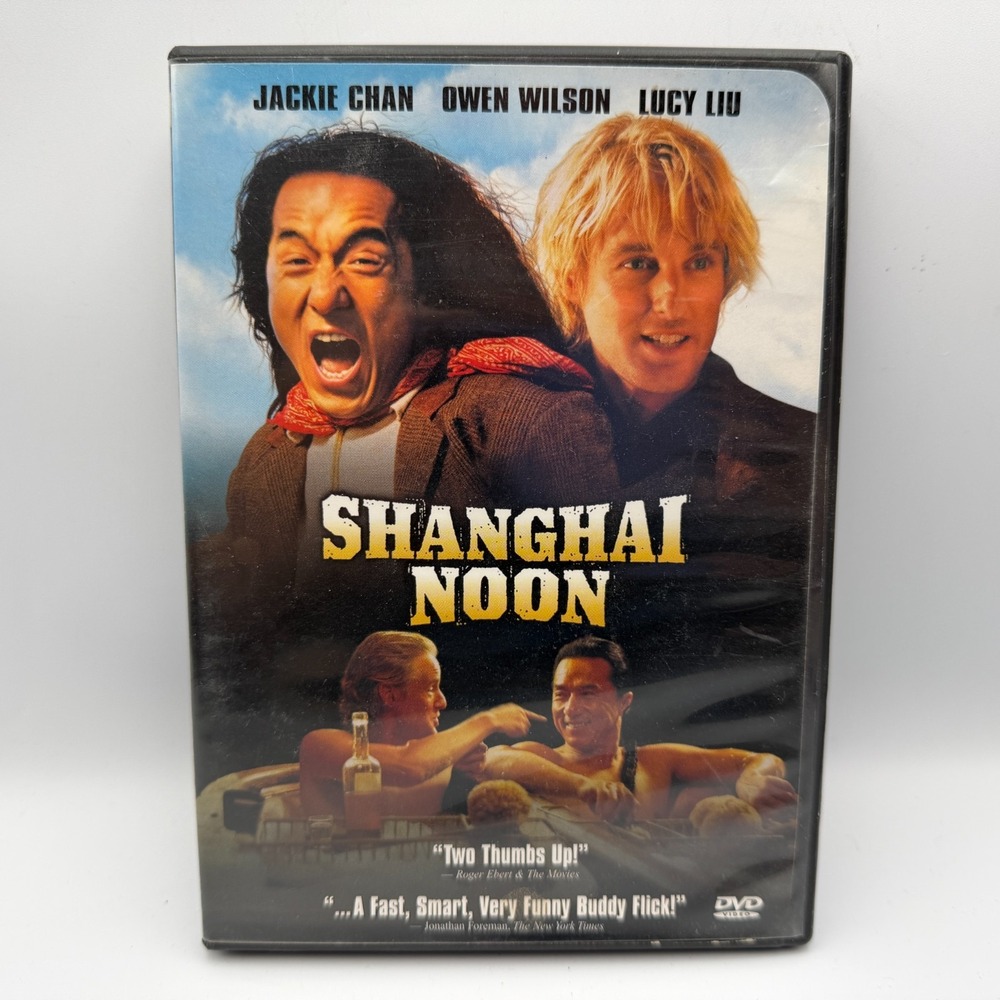 Shanghai Noon DVD 2000 Jackie Chan Kung Foo Western Funny Mismatch Old West Owen